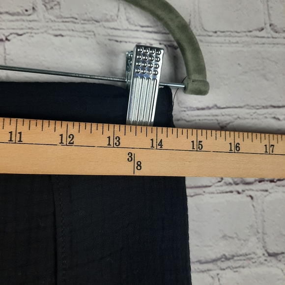 Allison Joy Black Split Side Casual Pants - Picture 10 of 12